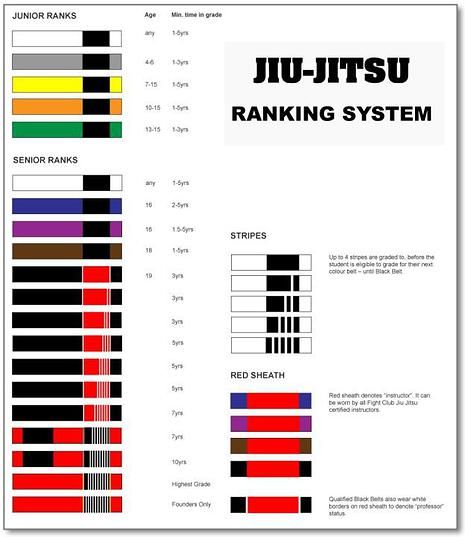 How BJJ belts work explained