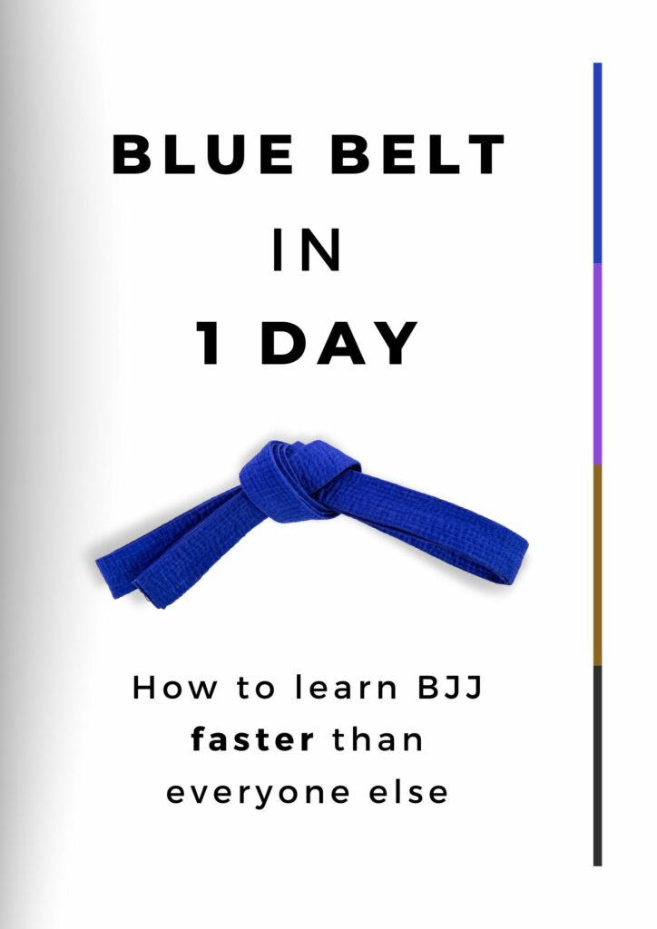 blue belt in 1 day cover
