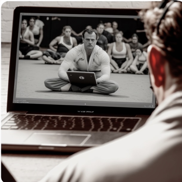 BJJ instructionals imagined by MidJourney